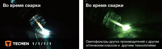 Сварочная маска с автоматическим светофильтром Tecmen ADF - 820S TM16 черная